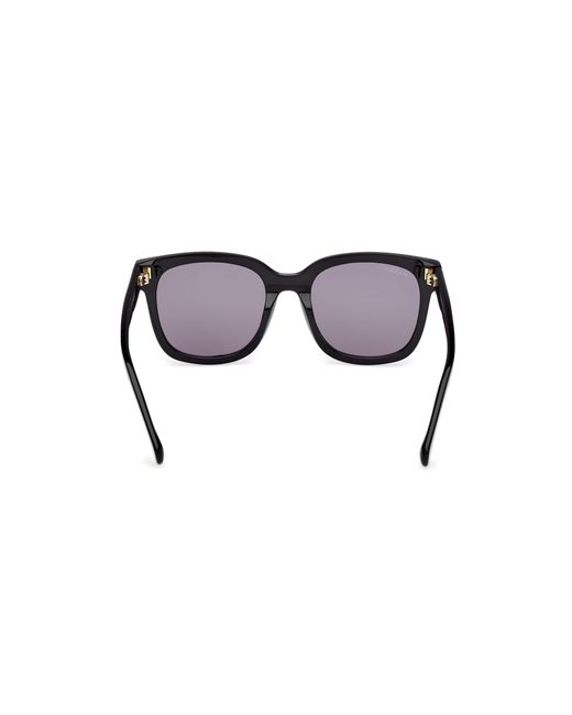 MAX&Co. Black Mo0146 01A Sunglasses Acetate Smoke Squared Normal