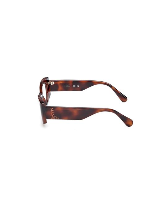 MAX&Co. Black Mo5184 052 Optical Frames Injected Geometric Normal