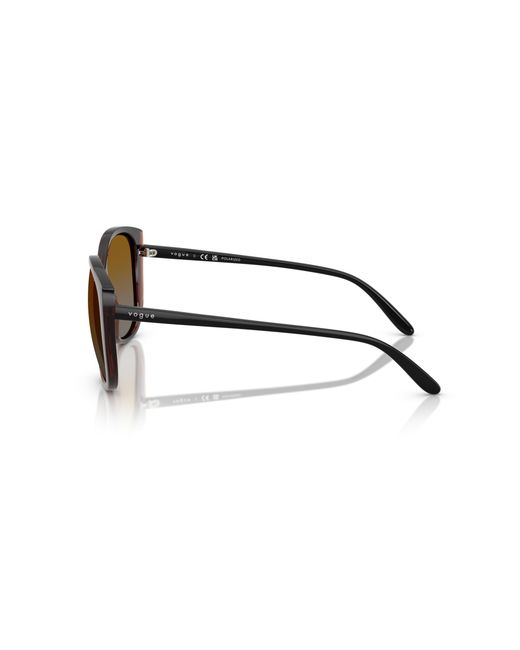 Vogue Eyewear Black Vo5623S 2386T5 Sunglasses Nylon Butterfly Polarized Shaded