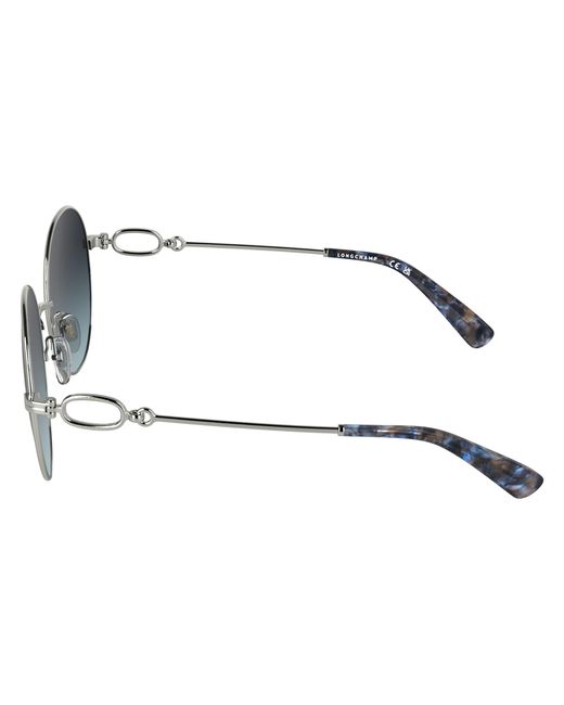 Longchamp Black Lo188S 042 Sunglasses Metal Round Normal