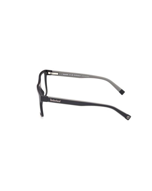 Timberland Black Tb50008 002 Optical Frames Injected Squared Normal for men