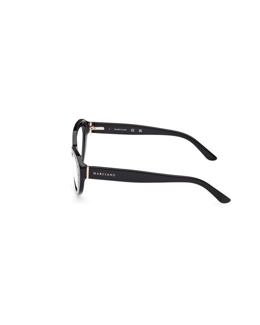 Guess Black Gm50035 001 Optical Frames Acetate Round Normal