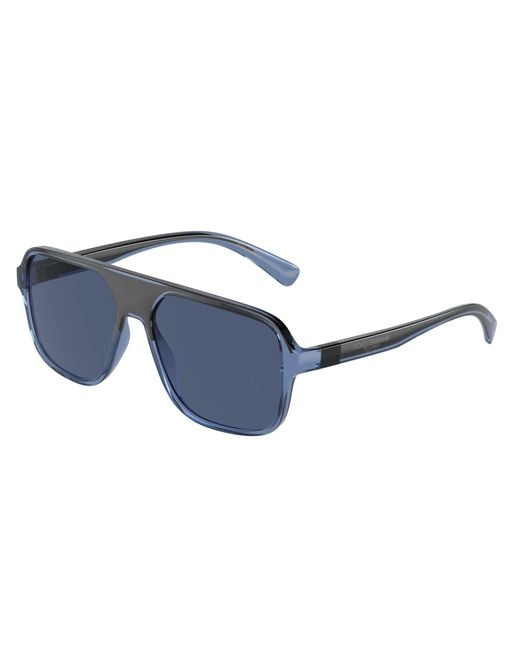 Dolce & Gabbana Black Dg6134 325880 Sunglasses Nylon Squared Normal for men