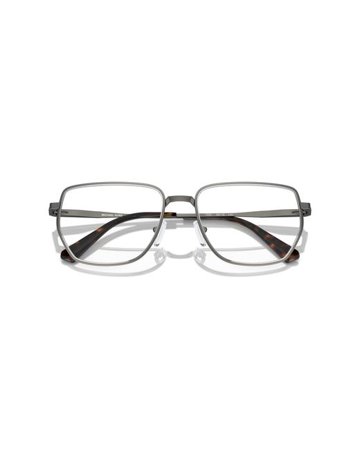 Michael Kors Black Mk3080 Steamboat 1002 Optical Frames Metal Transparent Geometric Normal for men