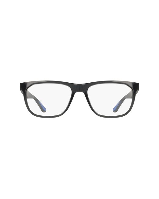 Nike Black 7414 033 Optical Frames Bio-Injected Squared Normal for men