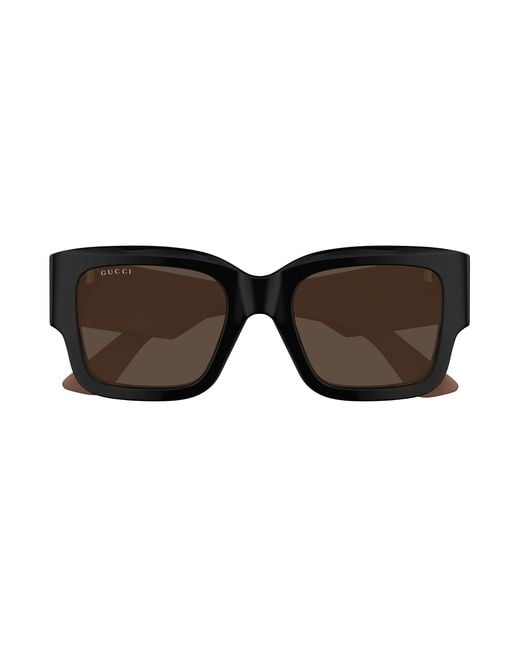Gucci Black Gg1663S 004 Sunglasses Acetate Squared