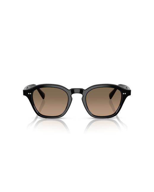 Oliver Peoples Black Ov5580Su Eyles 1731Gn Sunglasses Acetate Squared Polarized Nuanced
