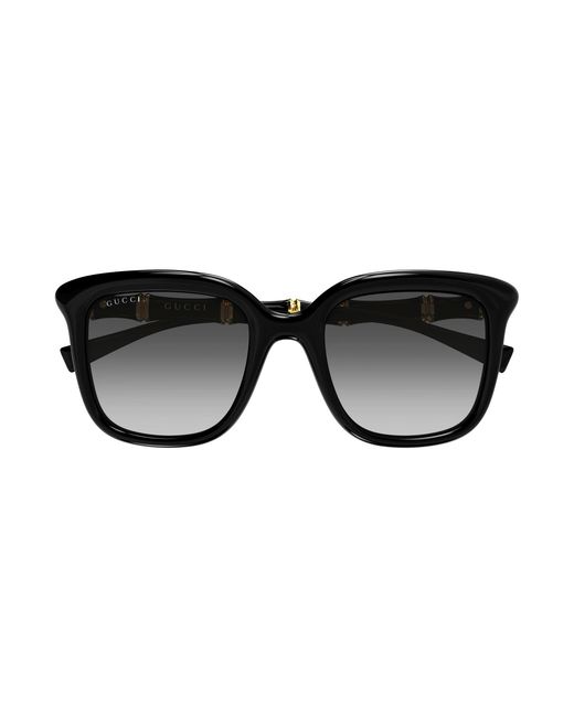 Gucci Black Gg2058S 001 Sunglasses Injected Squared
