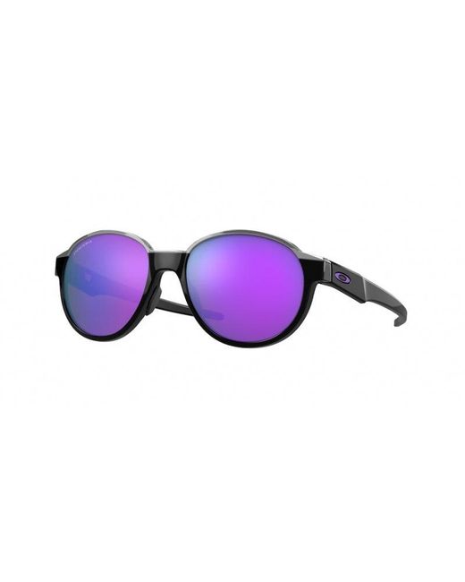 Oakley Purple Oo4144 Coinflip 414406 Sunglasses Metal Round Prizm for men