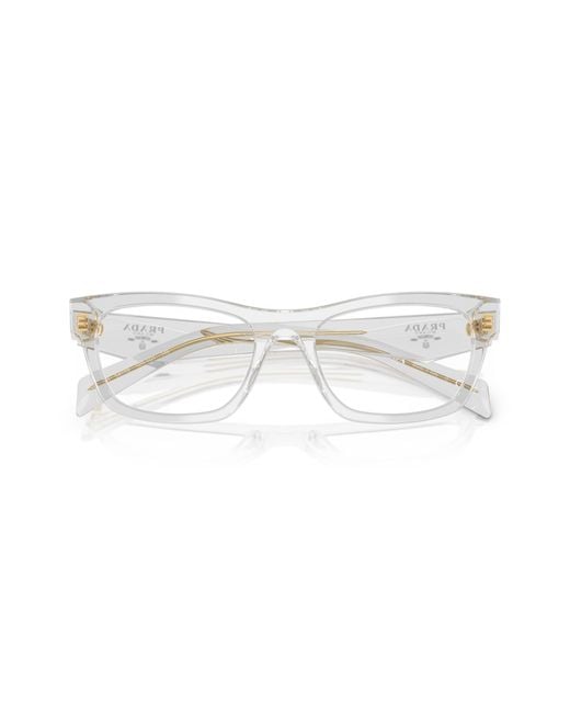 Prada Black Pr B01V 12R1O1 Optical Frames Acetate Butterfly Normal
