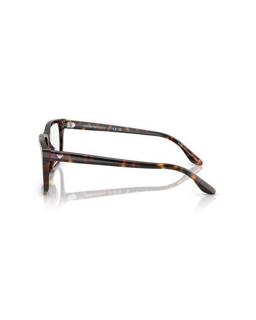 Emporio Armani Black Ea3250U 5026 Optical Frames Acetate Squared Normal for men