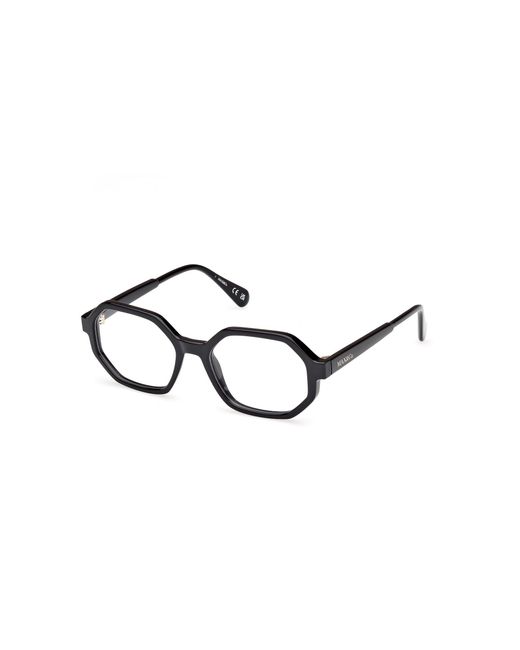 MAX&Co. Black Mo5174 001 Optical Frames Injected Geometric Normal