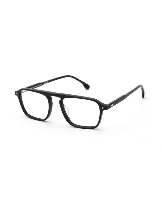 Lozza Black Vl4423 Capalbio 2 700K Optical Frames Acetate Geometric for men