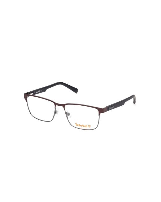 Timberland Black Tb1721 070 Optical Frames Metal Squared Normal for men