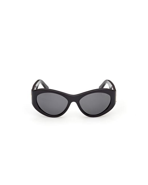 Emilio Pucci Black Ep0249 01A Sunglasses Acetate Smoke Cat Eye Normal