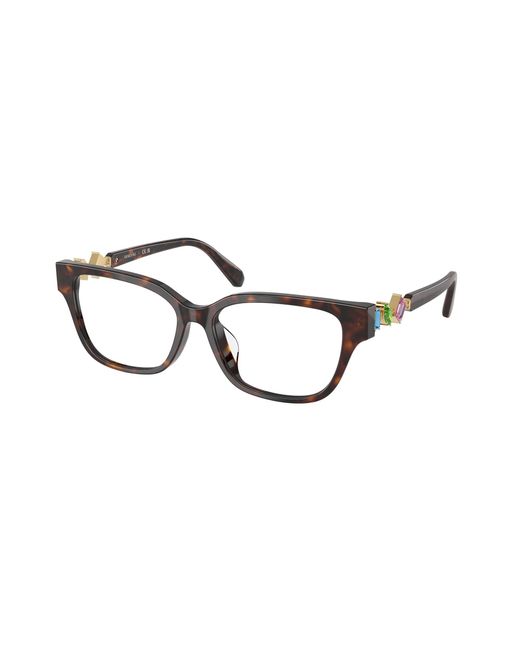 Swarovski Black Sk2049D 1002 Optical Frames Acetate Pillow Normal