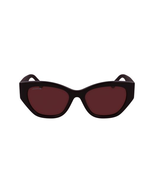 Lacoste Black L6047S 601 Sunglasses Acetate Squared Normal