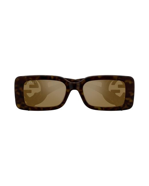 Gucci Black Gg1325S 012 Sunglasses Injected Squared