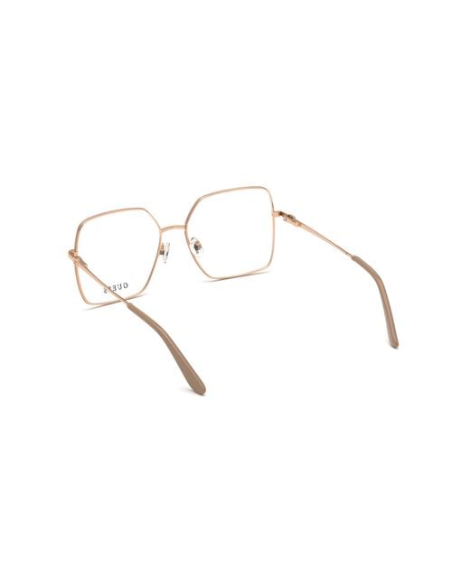 Guess Black Gu2824 059 Optical Frames Metal Squared Normal