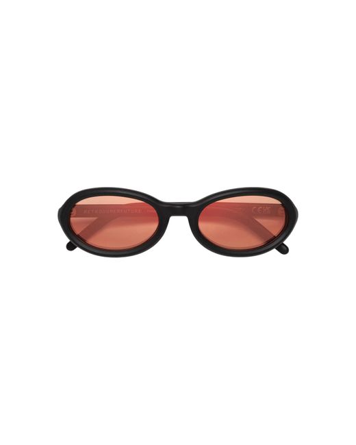 Retrosuperfuture Black Vvr Cherry Matte Sunglasses Acetate Geometric