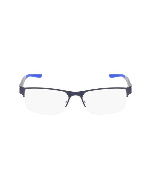 Nike Black 8159 411 Optical Frames Metal Squared Normal for men