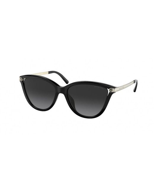 Michael Kors Black Mk2139U Tulum 3332T3 Sunglasses Plastic Cat Eye Polarized