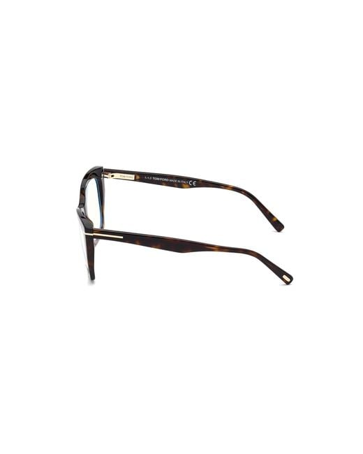 Tom Ford Black Ft5709-B 052 Optical Frames Acetate Cat Eye Normal