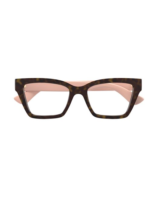 Gucci Black Gg1715O 005 Optical Frames Injected Transparent Cat Eye