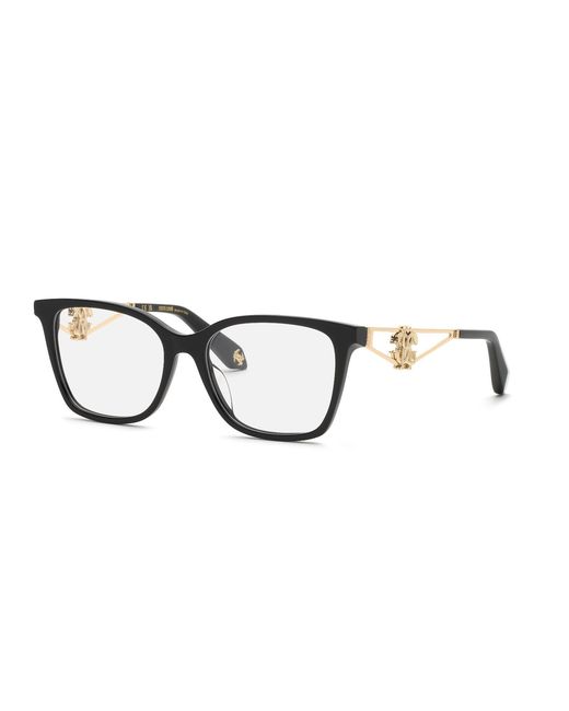 Roberto Cavalli Black Vrc149 700 Optical Frames Acetate Butterfly