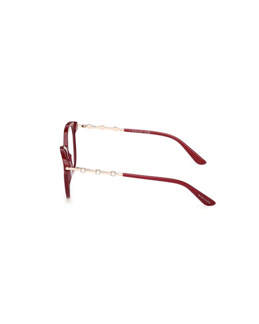 Guess Black Gm50046 071 Optical Frames Acetate Round Normal