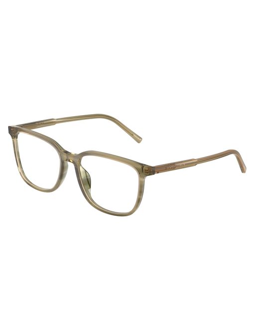 Dolce & Gabbana Black Dg3445 3480 Optical Frames Acetate Transparent Squared Normal for men