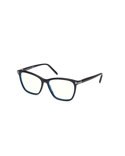 Tom Ford Black Ft5989-B 001 Optical Frames Acetate Squared Normal