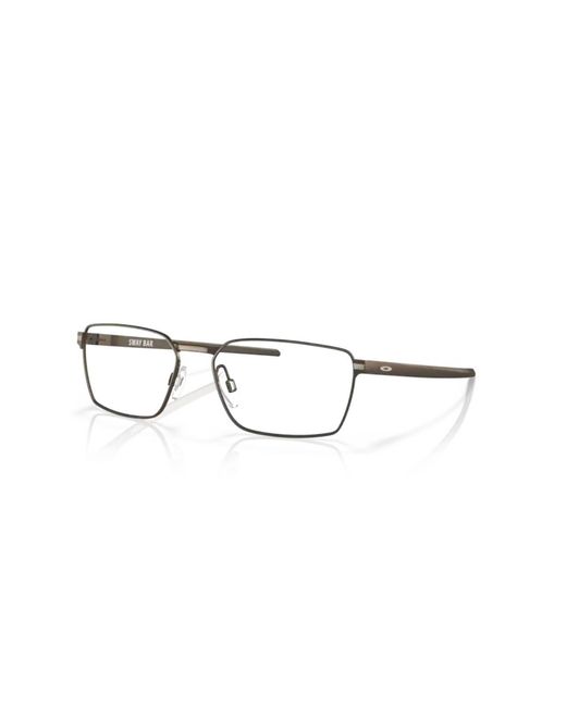 Oakley Black Ox5073 Sway Bar 507302 Optical Frames Titanium Squared for men