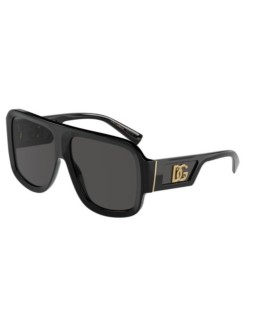 Dolce & Gabbana Black Dg4401 501/87 Sunglasses Acetate Squared Normal for men