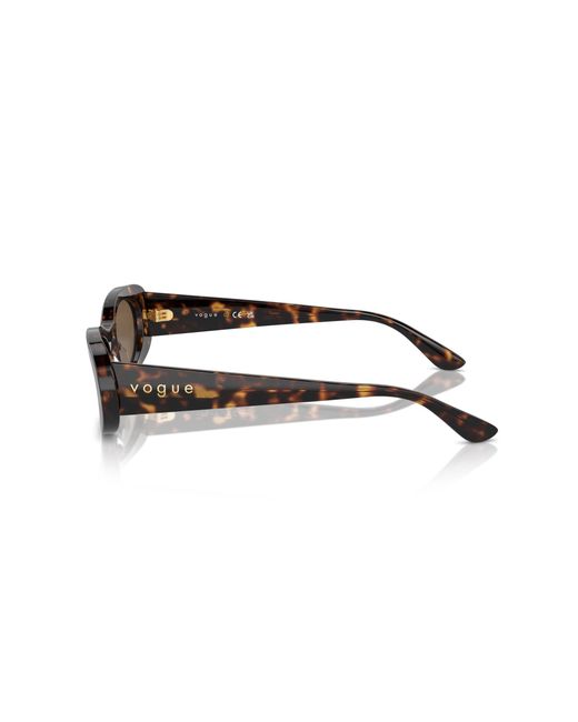 Vogue Eyewear Black Vo5582S W65673 Sunglasses Acetate Round Normal