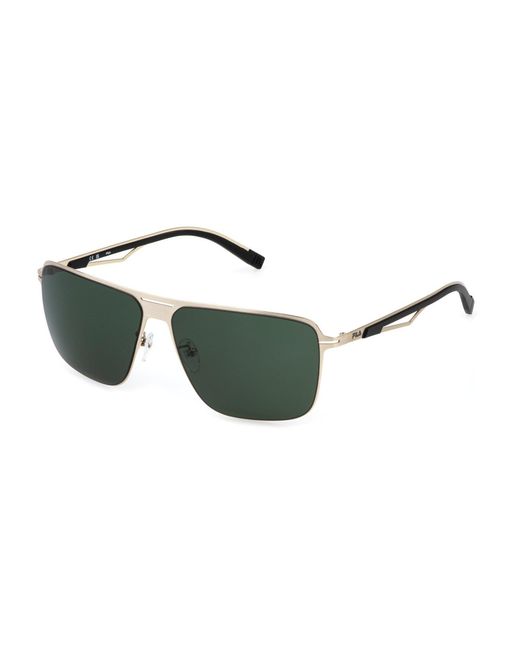 Fila Black Sfi898 375 Sunglasses Metal Squared Normal for men
