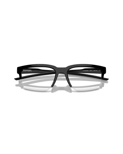 FERRARI SCUDERIA Black Fz8008U 504 Optical Frames Injected Geometric Normal for men
