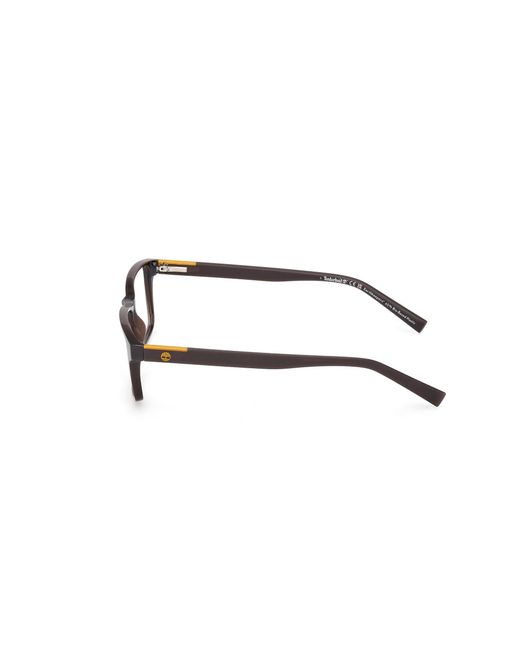 Timberland Black Tb50091 001 Optical Frames Injected Squared Normal for men