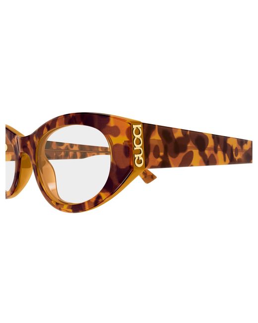 Gucci Black Gg2041O 004 Optical Frames Acetate Transparent Round