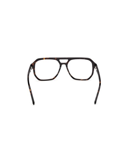 Guess Black Gu50327 052 Optical Frames Acetate Squared Normal for men