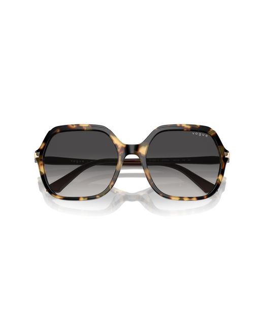 Vogue Eyewear Black Vo5561S 26058G Sunglasses Acetate Squared Normal Shaded