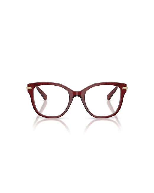 Swarovski Black Sk2044 1073 Optical Frames Acetate Squared Normal