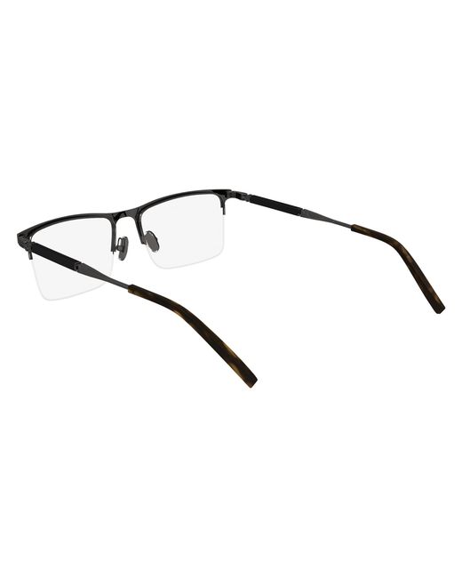 Ferragamo Black Sf2586 071 Optical Frames Titanium Squared Normal Normal for men