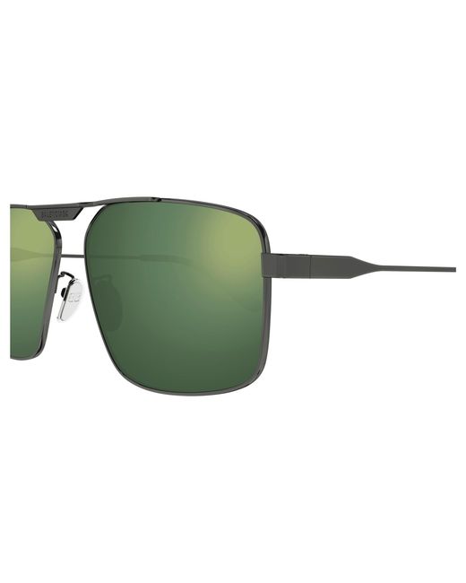 Balenciaga Green Bb0418Sk 003 Sunglasses Acetate Pilot for men