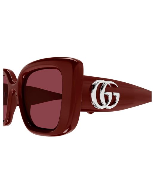 Gucci Black Gg1975S 005 Sunglasses Injected Butterfly