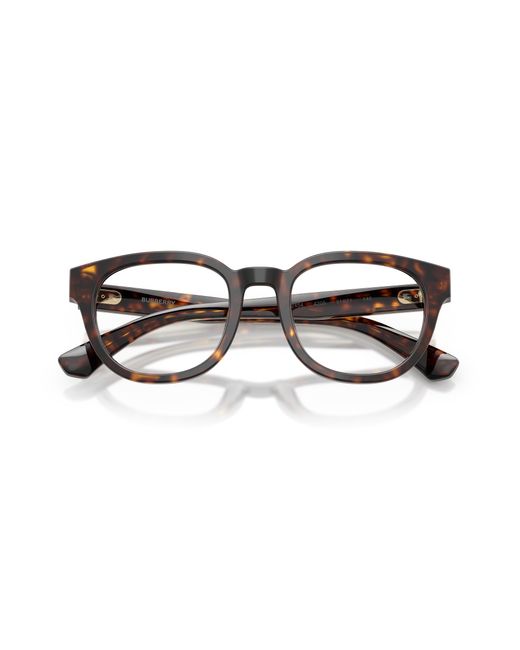 Burberry Black Be2454 4205 Optical Frames Acetate Transparent Round Normal for men