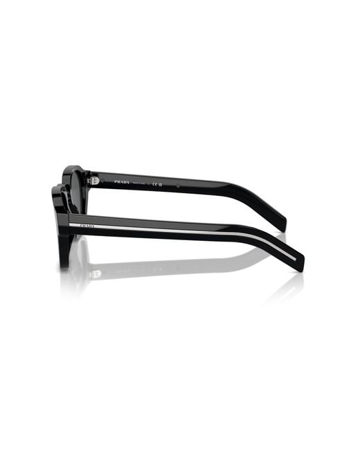 Prada Black Pr A16S 16K731 Sunglasses Acetate Pantos Normal for men