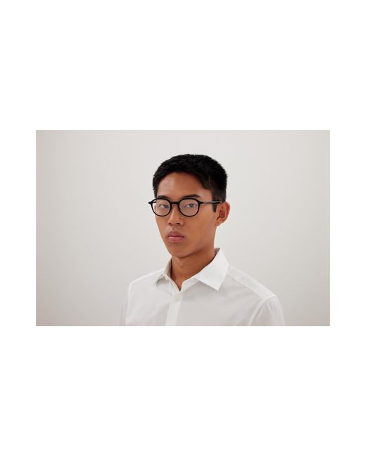 Montblanc Black Mb0419Oj 001 Optical Frames Transparent Round for men