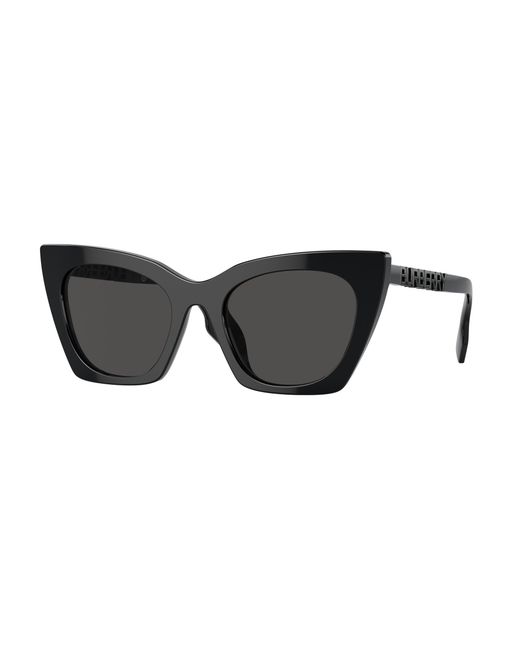 Burberry Black Be4372U Marianne 300187 Sunglasses Acetate Cat Eye Normal