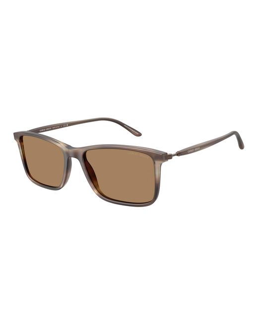 Giorgio Armani Black Ar8218 6167M4 Sunglasses Acetate Squared Photochromatic for men